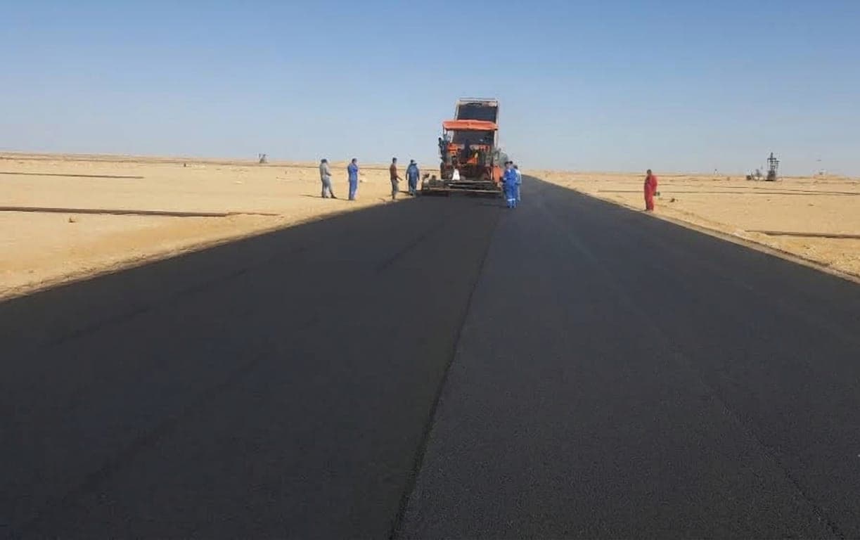 غاز مليحه بالصحراء الغربية